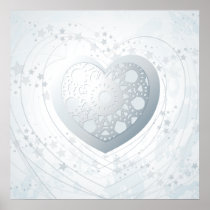 Silver heart, poster