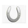 Silver Horse Shoe Postcard