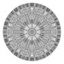 SILVER ILLUSION ROUND STICKER