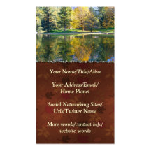 Silver Lake Business Card Templates