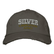SILVER Liberation Army, Embroidered Baseball Cap
