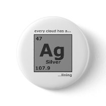 Silver Lining Pinback Buttons