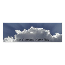 Silver Lining Profile Card Business Card Templates