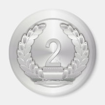 Silver Medal Magnet