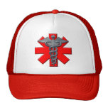 Silver Medical Profession Symbol Trucker Hat