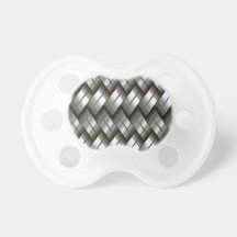 Silver Metal Baby Pacifier