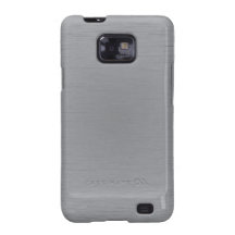 Silver Metal Look Galaxy SII Case