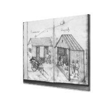 Silver mine of La Croix-aux-Mines, Lorraine 2 canvas prints