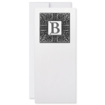 Silver Monogrammed Celtic Wedding Invitation