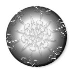Silver Ornament Magnet