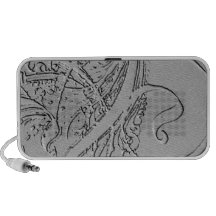 Silver ornament speakers