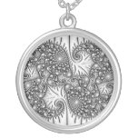 Silver Paisley Necklace