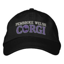 Silver Pembroke Welsh Corgi Baseball Cap