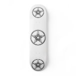 Silver Pentagram Skateboard