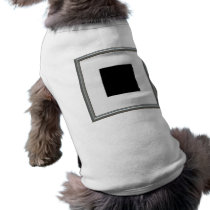 silver picture frame layout dog t shirt