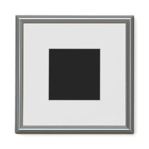 silver picture frame layout fridge magnet