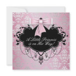 Silver Pink Black Princess Baby Girl Shower