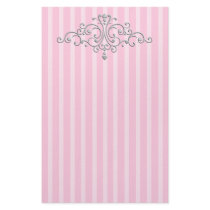Silver Princess Filigree Stationery Design