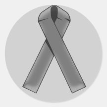 Silver Ribbon Products Round Stickers