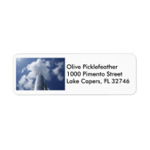 Silver Rocket Custom Return Address Labels