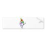 SILVER SALMON FAIRY BUMPER STICKERS