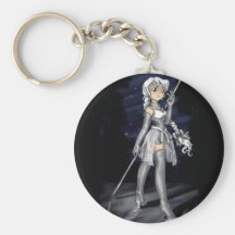 Silver Senshi Keychain