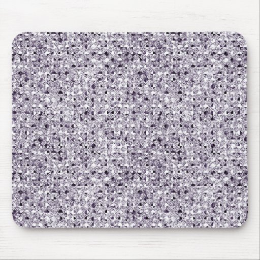 silver sequin effect mousepad