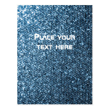Silver Sequins Postcard