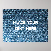 Silver Sequins Posters