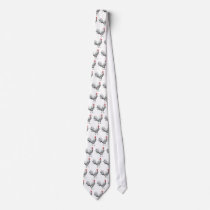 Silver Spangled Hamburg Rooster Tie