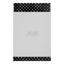 Silver Star Custom Stationery