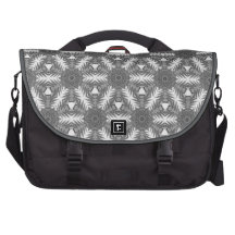 Silver Star Flowers Pattern G236 Computer Bag