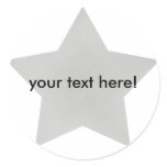 Silver Star - stickers