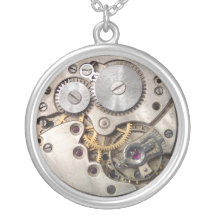 Silver Steam Necklace
