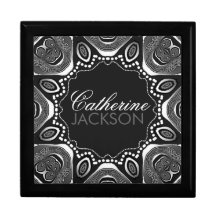 Silver Tribal w/ Custom Name Lacquered Gift Box