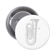 "Silver" Tuba Pin