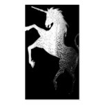 Silver Unicorn - business cards