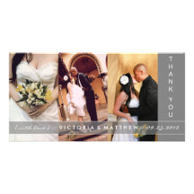 SILVER UNION | WEDDING THANK YOU CARD PHOTO CARD