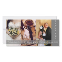 SILVER UNION | WEDDING THANK YOU CARD PHOTO CARD