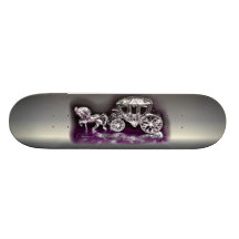 Silver Wedding Anniversary with a Silver Coach Skate Decks