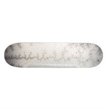 Silver Zigzag Skateboard