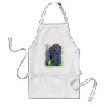 Silverback Gorilla in Oil Apron