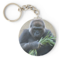 Silverback Gorilla Keychain