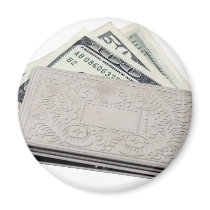 SilverMoneyHolder042810 Refrigerator Magnet