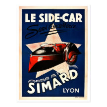 Simard - Le Side Car Post Card