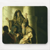 Simeon and Hannah in the Temple, c.1627 Mousepads