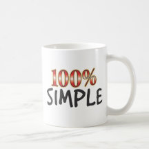Simple 100 Percent Mugs