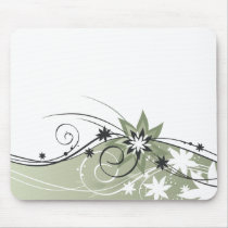 Simple Abstract Floreal #2 Mouse Pad