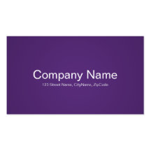 Simple and Professional Purple Business Cards
