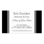 Simple Attorney at Law Business Card Template